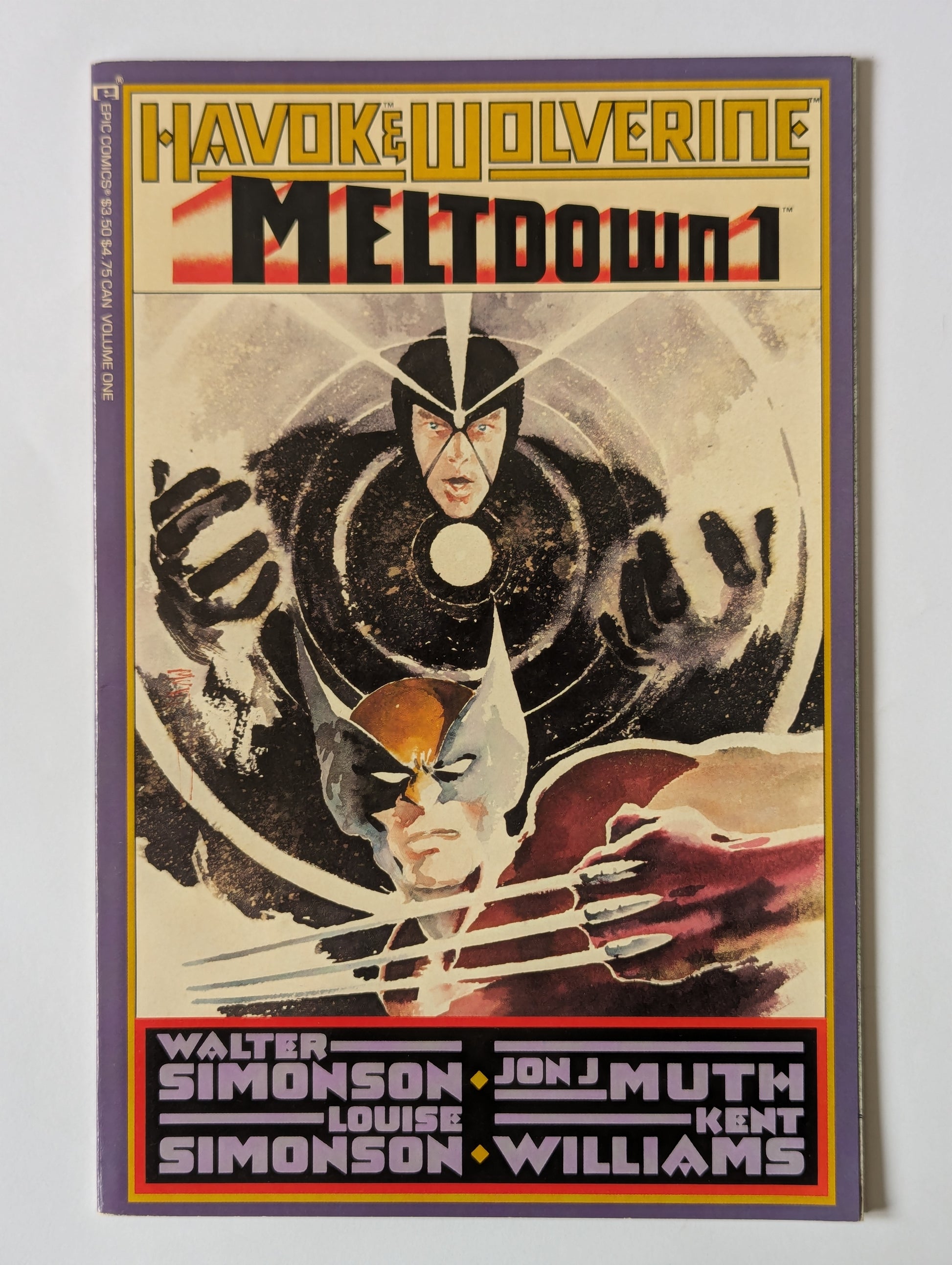 Havok and Wolverine #1 Marvel Comic Book