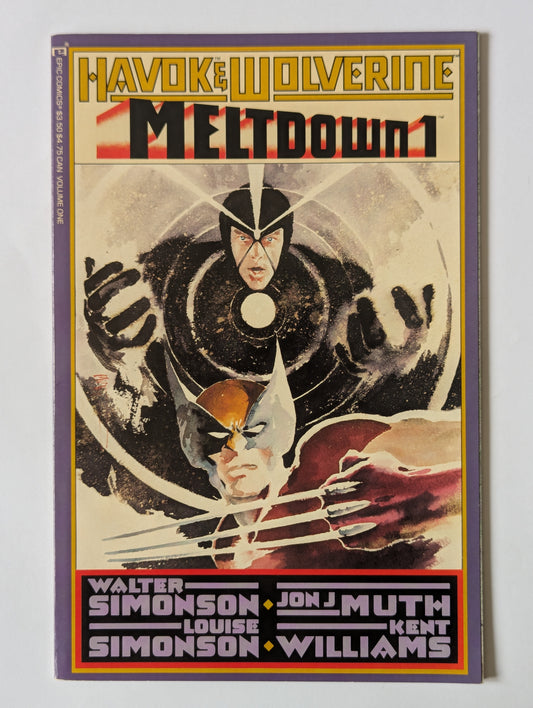 Havok and Wolverine #1 Marvel Comic Book