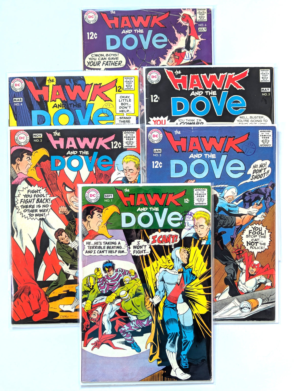 Hawk & Dove #1-6 Complete DC Comic Book Limited Series Set