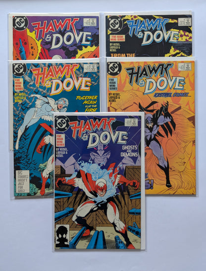 Hawk & Dove #1-5 Limited Series DC Comic Books