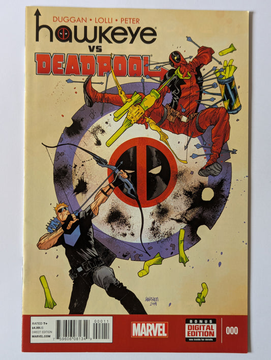 Hawkeye vs Deadpool #0 Marvel Comic Book