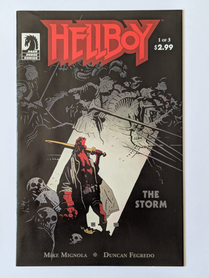 Hellboy: The Storm #1-3 (2010 Limited Series) Complete Set