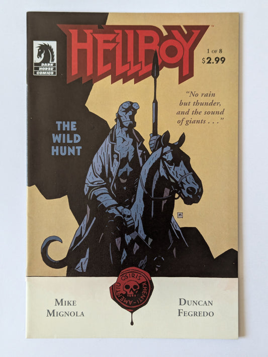 Hellboy The Wild Hunt #1 Dark Horse Comic Book