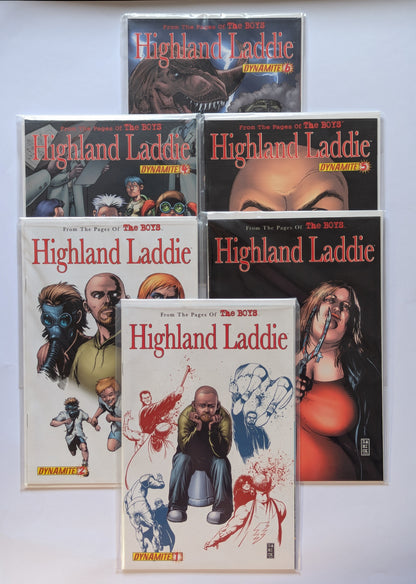 The Boys: Highland Laddie Dynamite Limited Series Comic Book Set