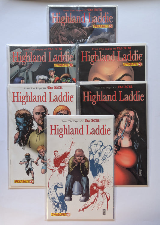 The Boys: Highland Laddie Dynamite Limited Series Comic Book Set