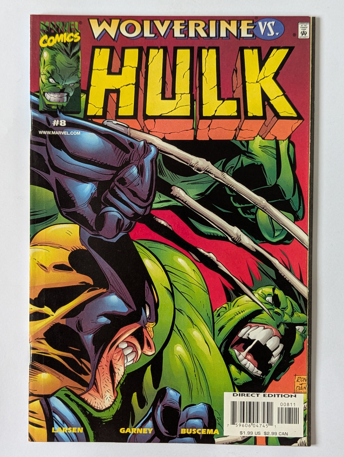 Hulk #8 Marvel Comic Book