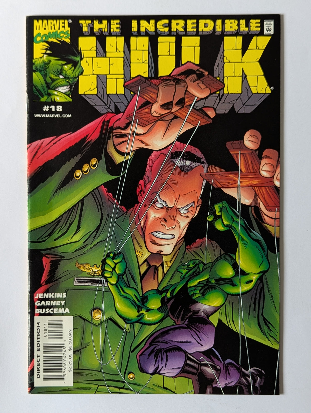 Incredible Hulk #18 Marvel Comic Book