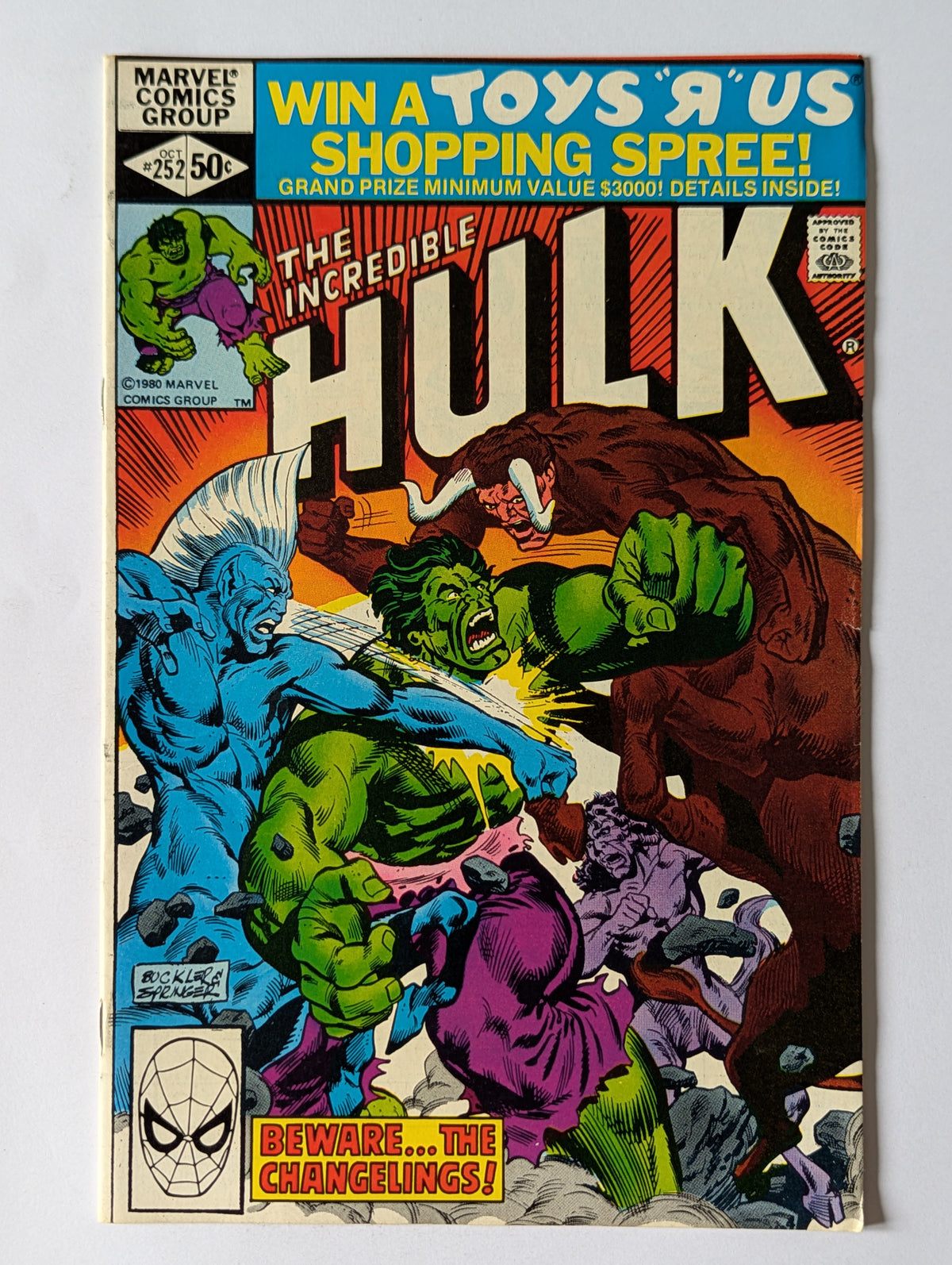 Incredible Hulk #252 Marvel Comic Book