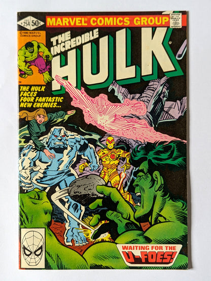 Incredible Hulk #254 Marvel Comic Book