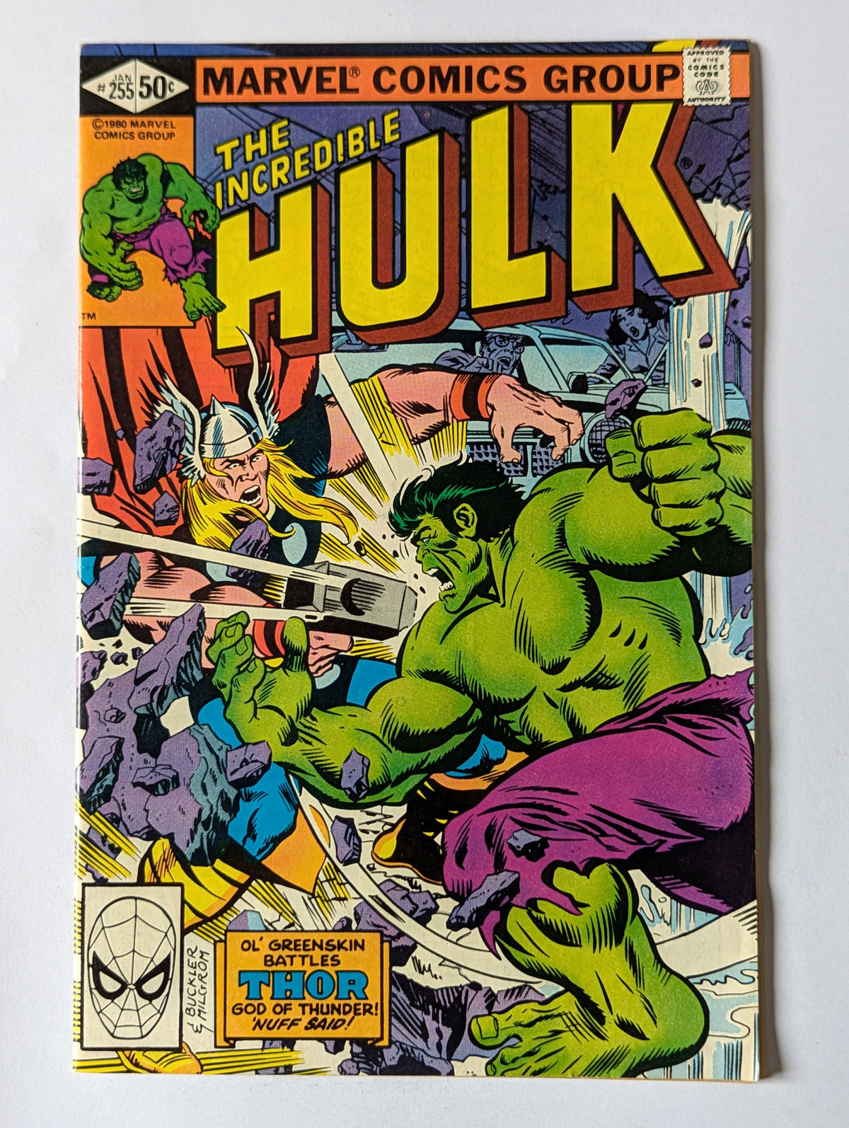 Incredible Hulk #255 Marvel Comic Book