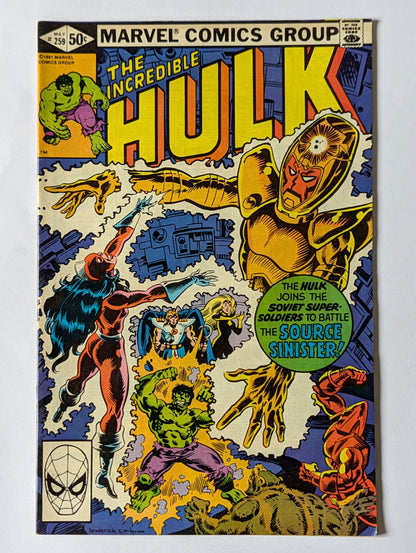 Incredible Hulk #259 Marvel Comic Book