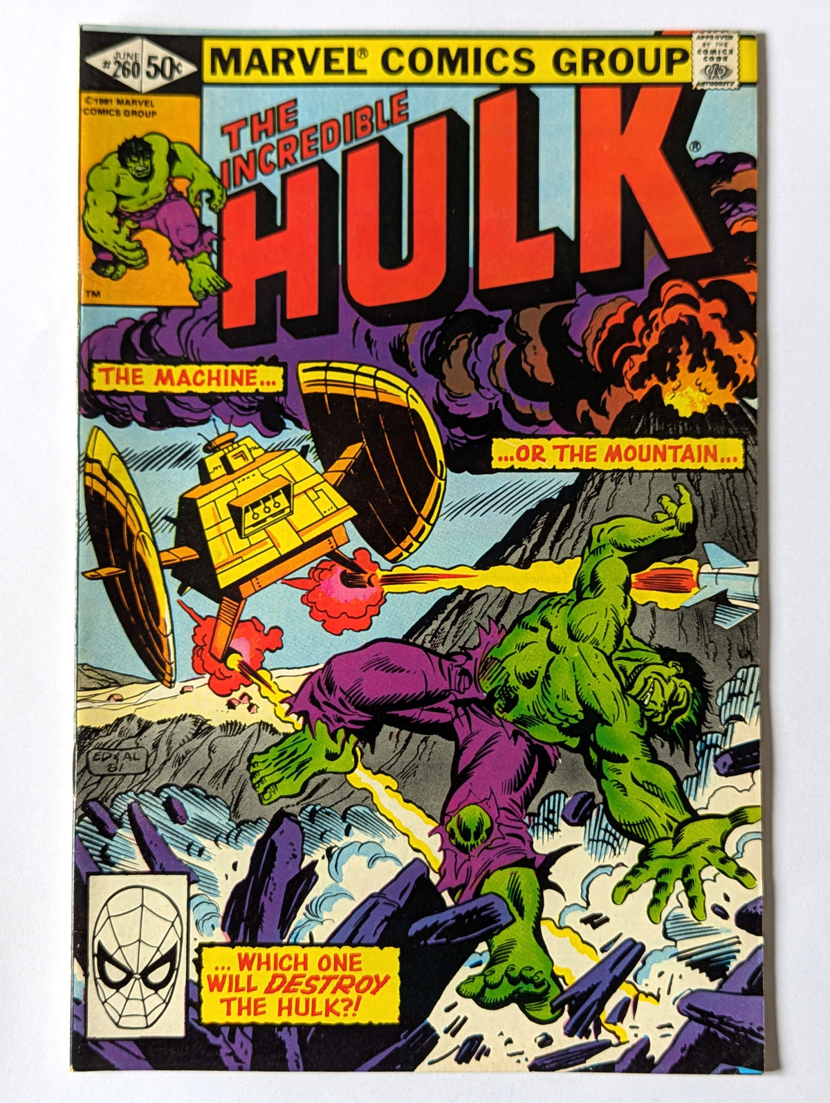 Incredible Hulk #260 Marvel Comic Book