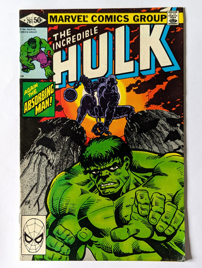 Incredible Hulk #262 Marvel Comic Book