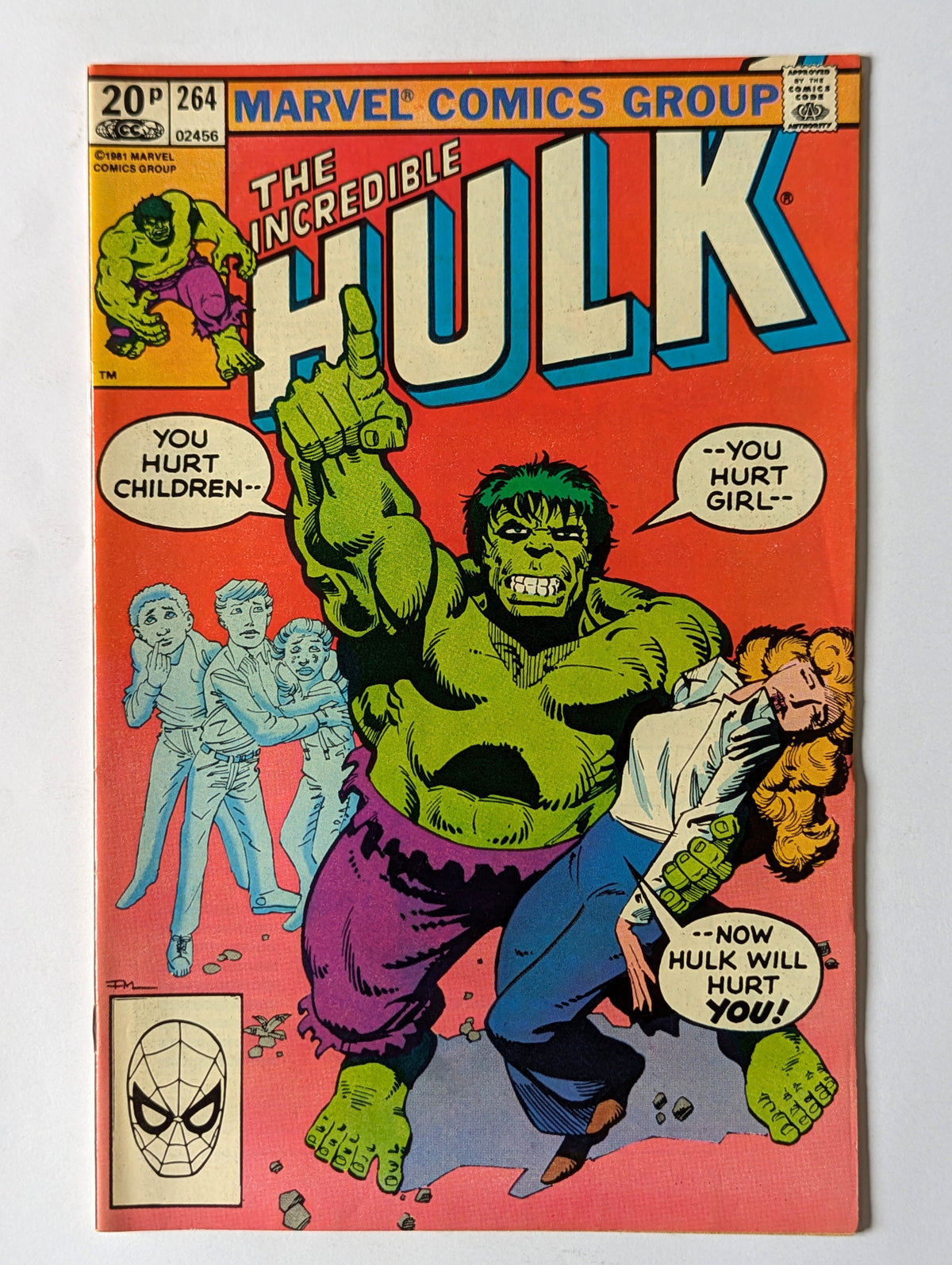 Incredible Hulk #264 Marvel Comic Book
