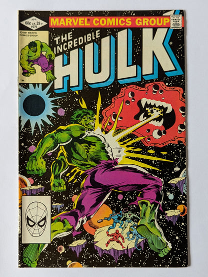 Incredible Hulk #270 Marvel Comic Book