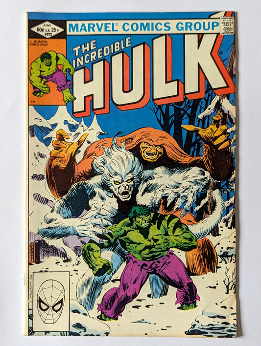 Incredible Hulk #272 Marvel Comic Book