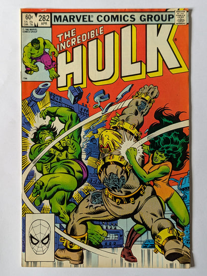 Incredible Hulk #282 Marvel Comic Book