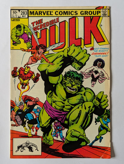 Incredible Hulk #283 Marvel Comic Book