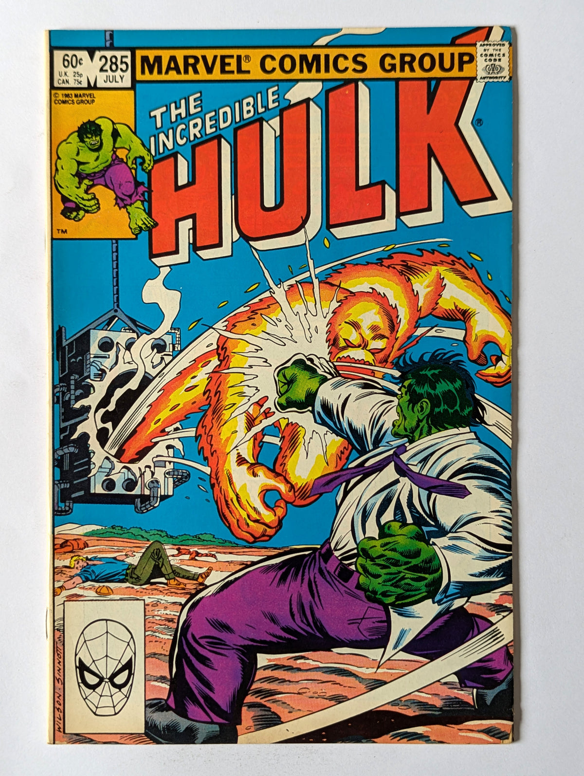 Incredible Hulk #285 Marvel Comic Book