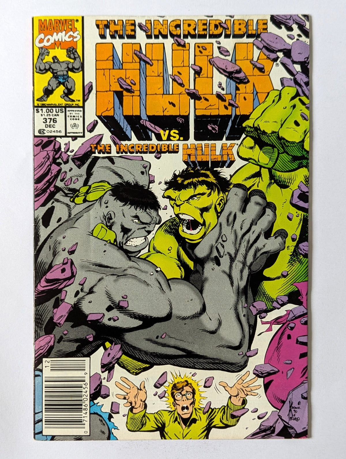 Incredible Hulk #376 Marvel Comic Book