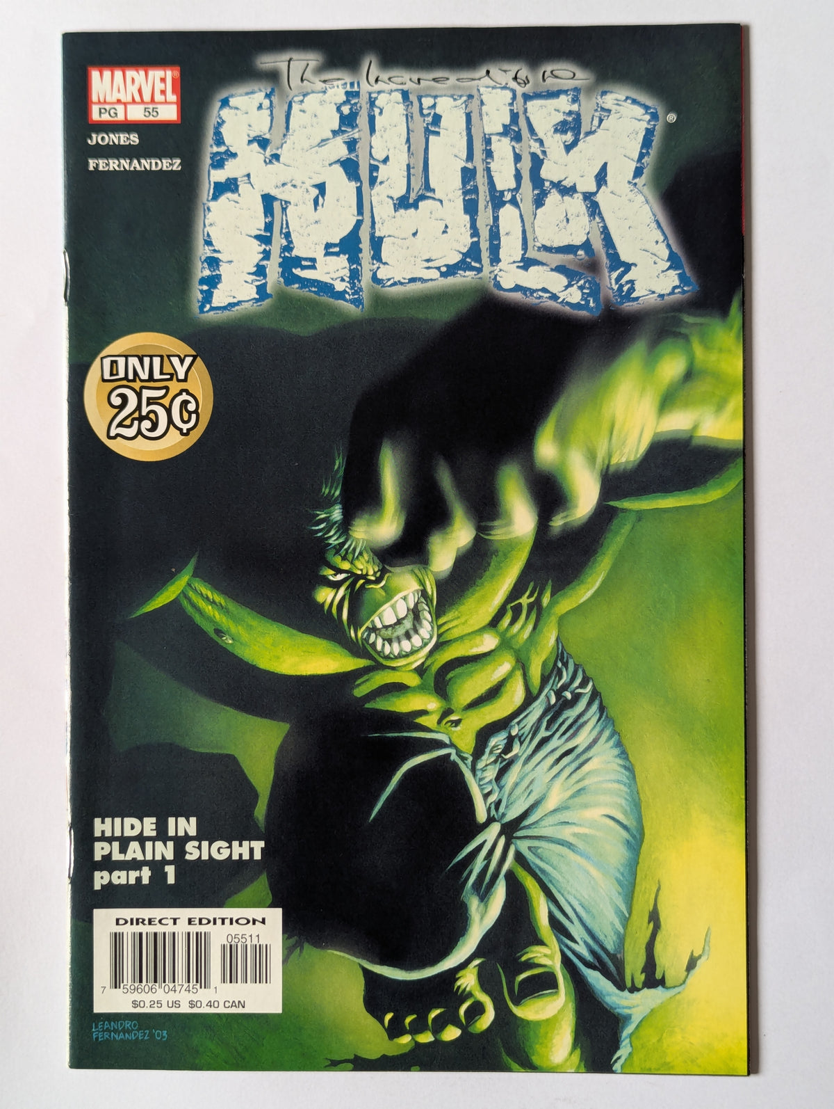 Incredible Hulk #55 Marvel Comic Book