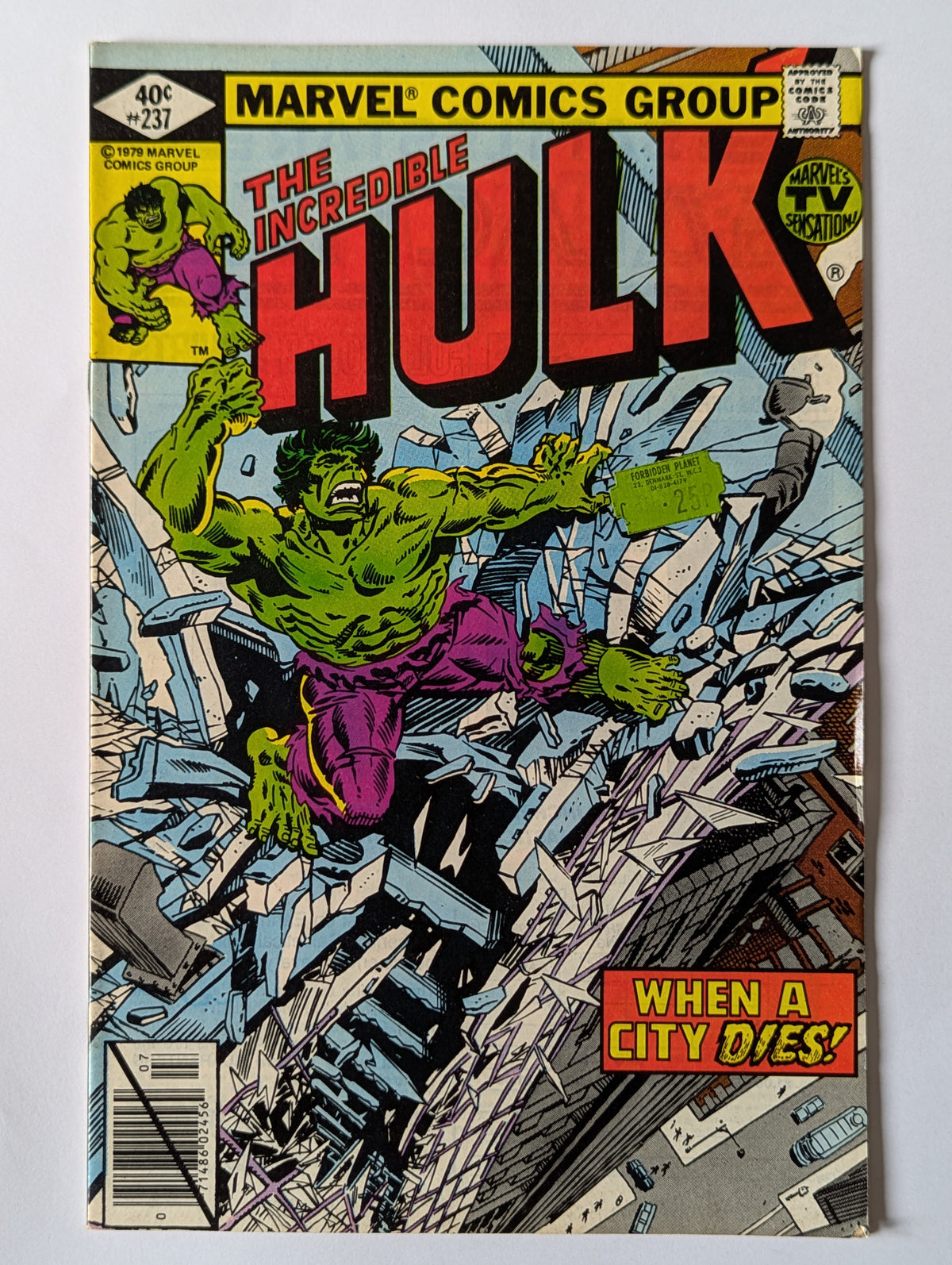 Incredible Hulk #237 Marvel Comic Book