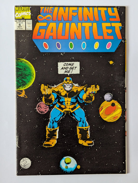 Infinity Gauntlet #4 Marvel Comic Book