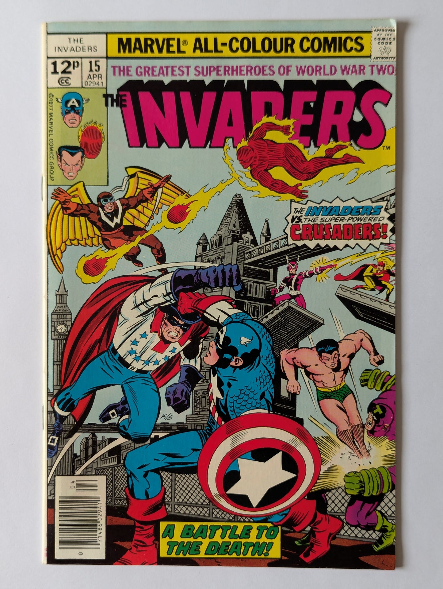 Invaders #15 Marvel Comic Book