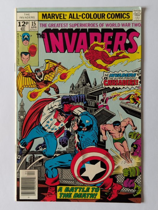 Invaders #15 Marvel Comic Book