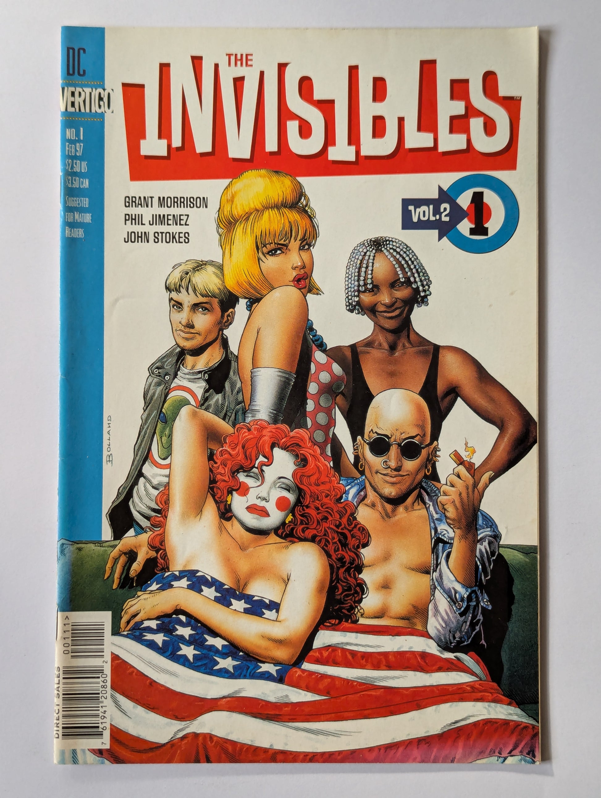 Invisibles #1 DC Vertigo Comic Book