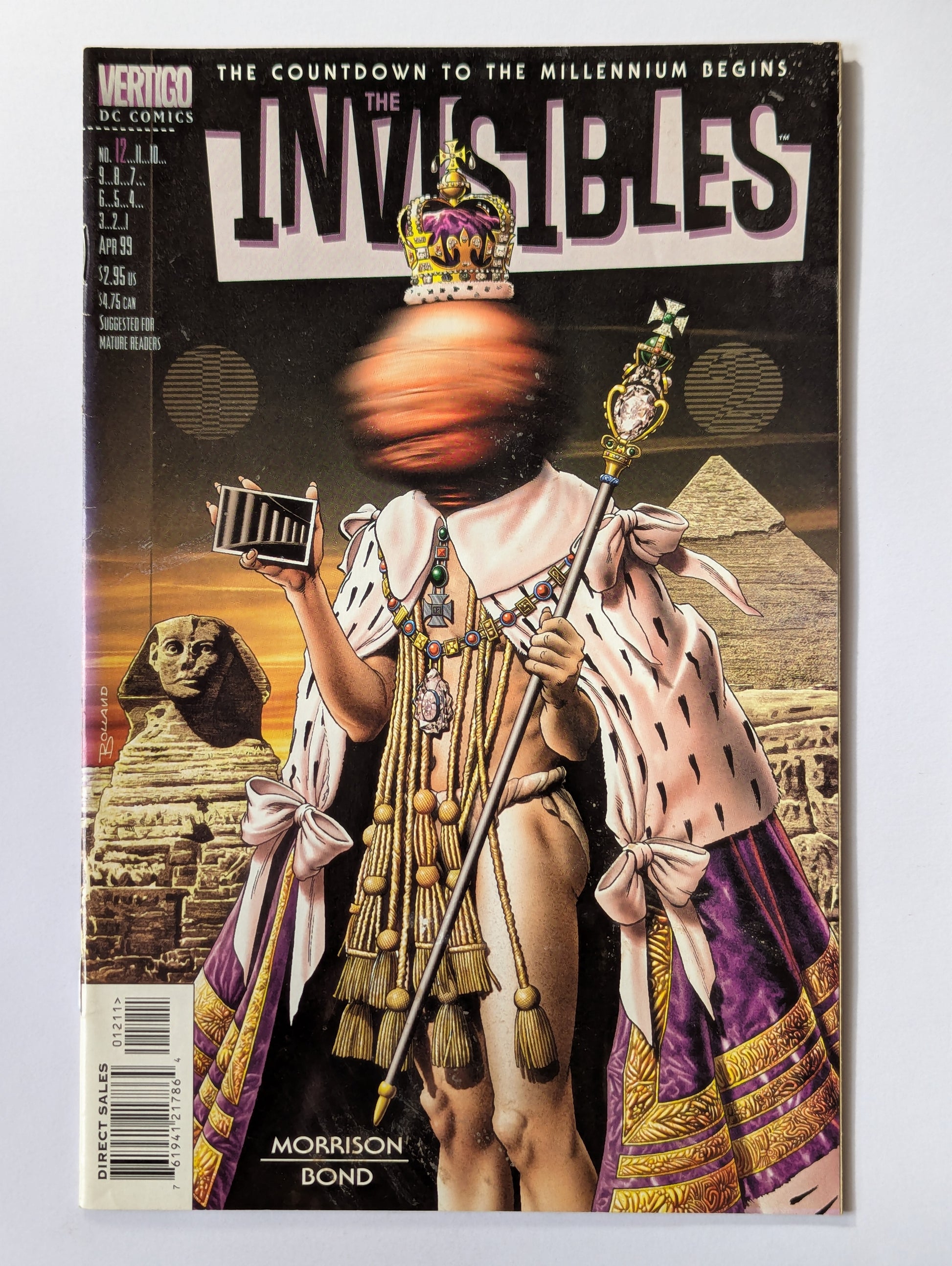 Invisibles #12 DC Vertigo Comic Book