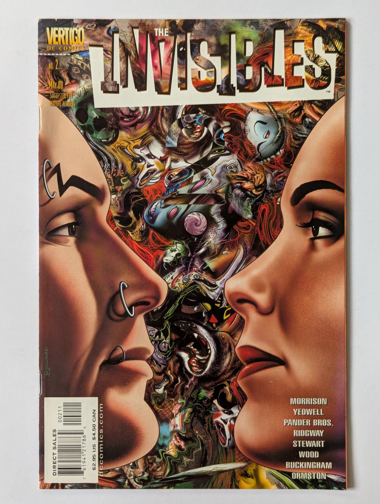 Invisibles #2 DC Vertigo Comic Book