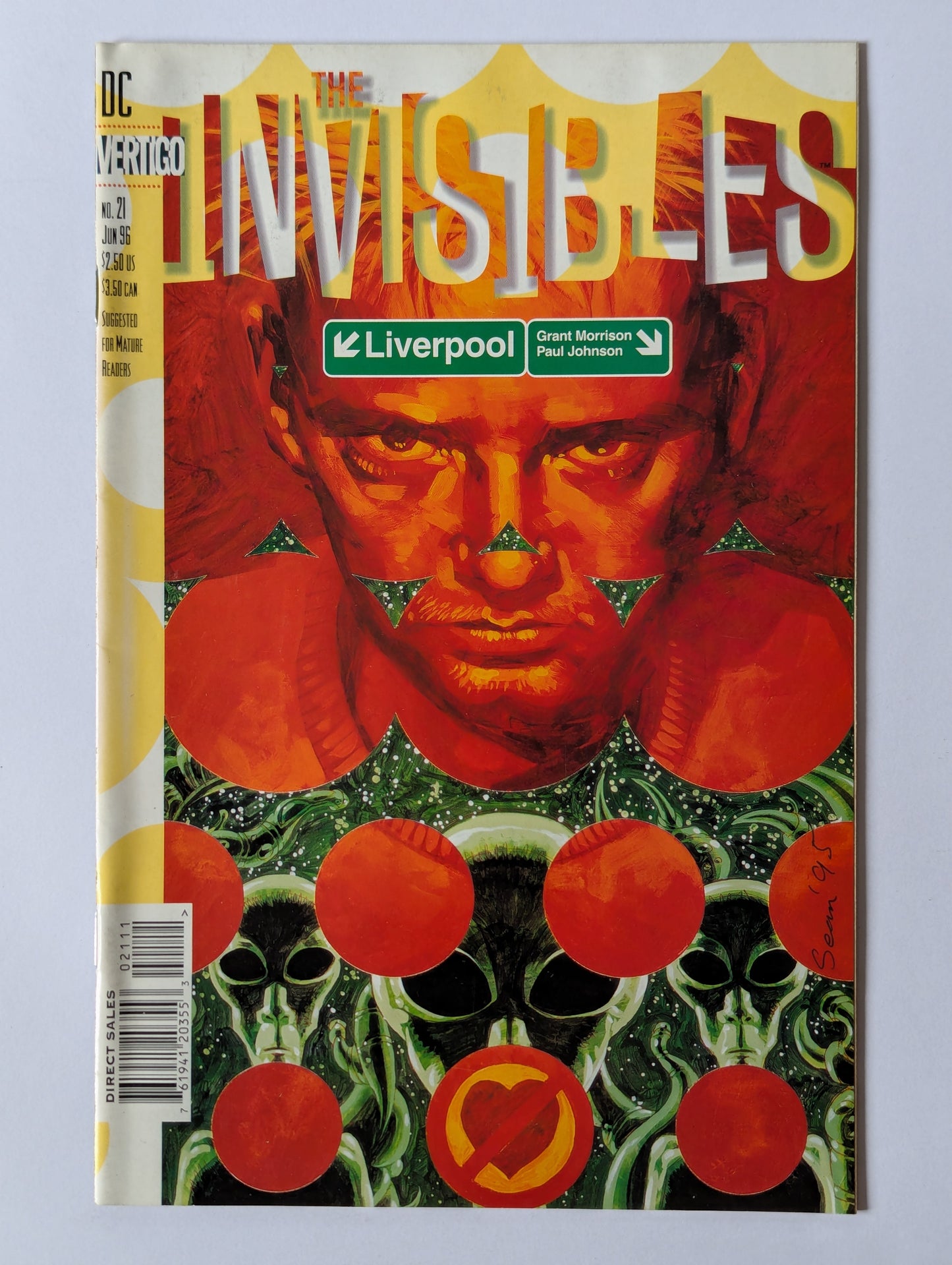 Invisibles #21 DC Vertigo Comic Book