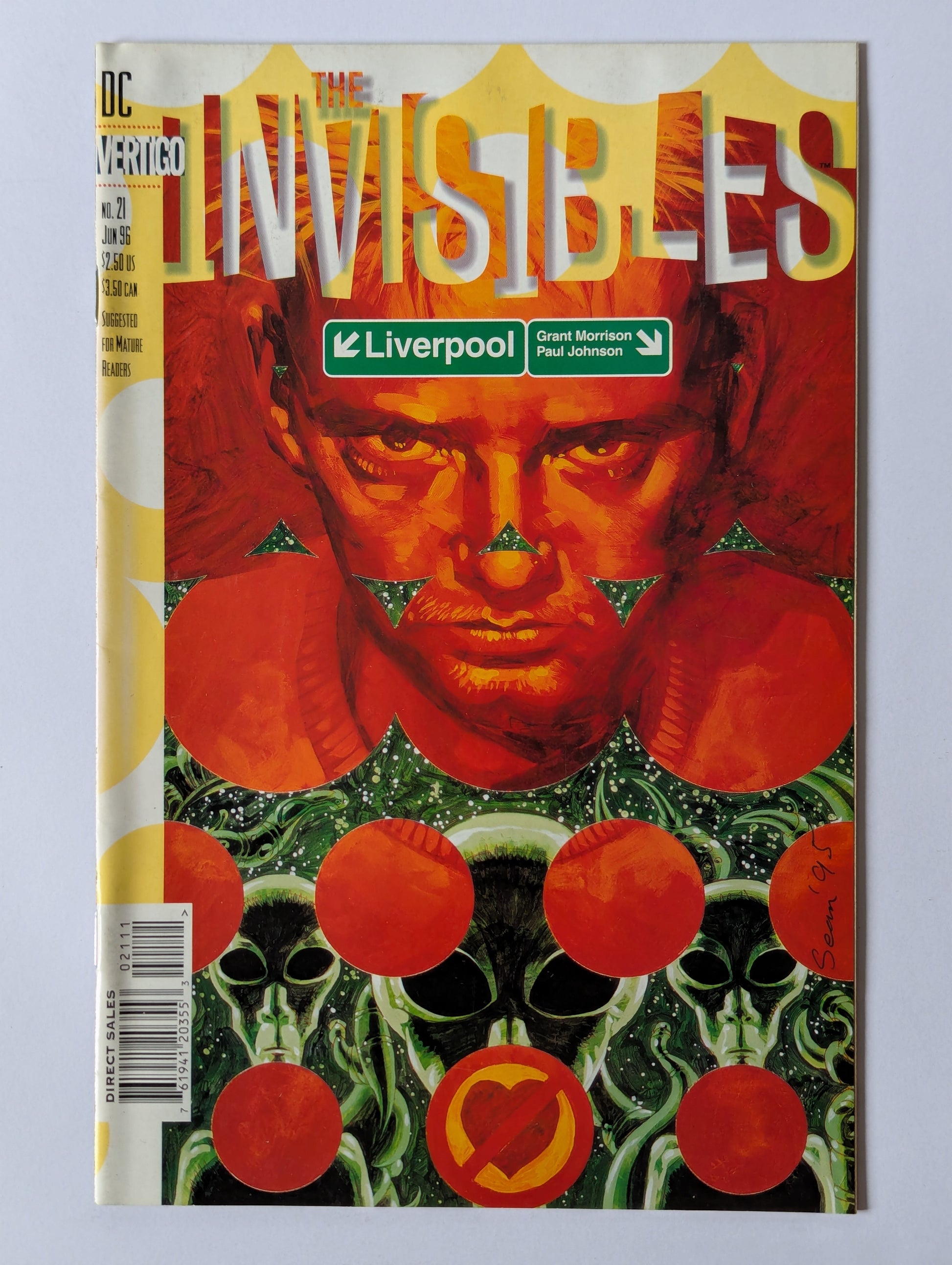 Invisibles #21 DC Vertigo Comic Book