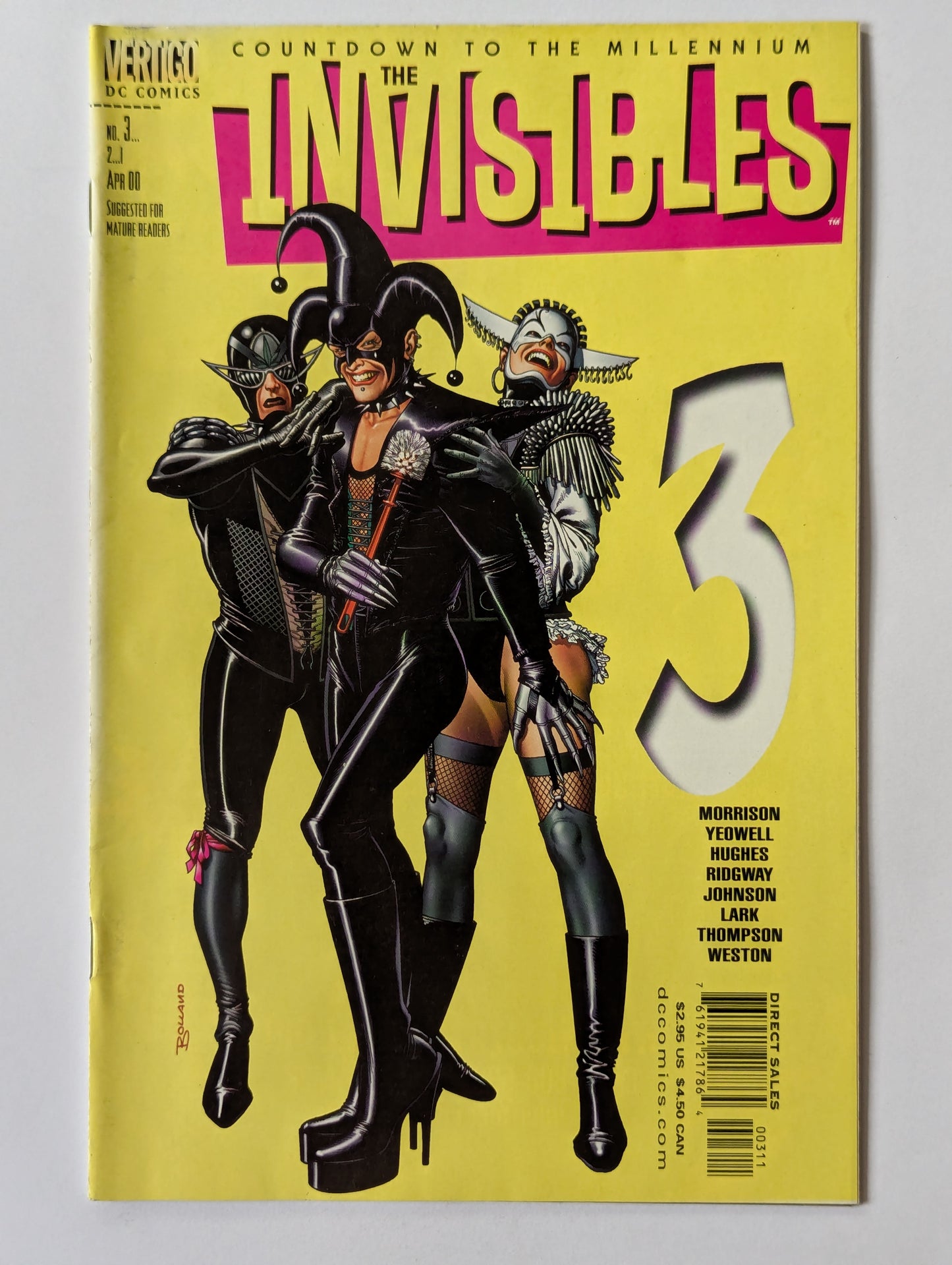 Invisibles #3 DC Vertigo Comic Book
