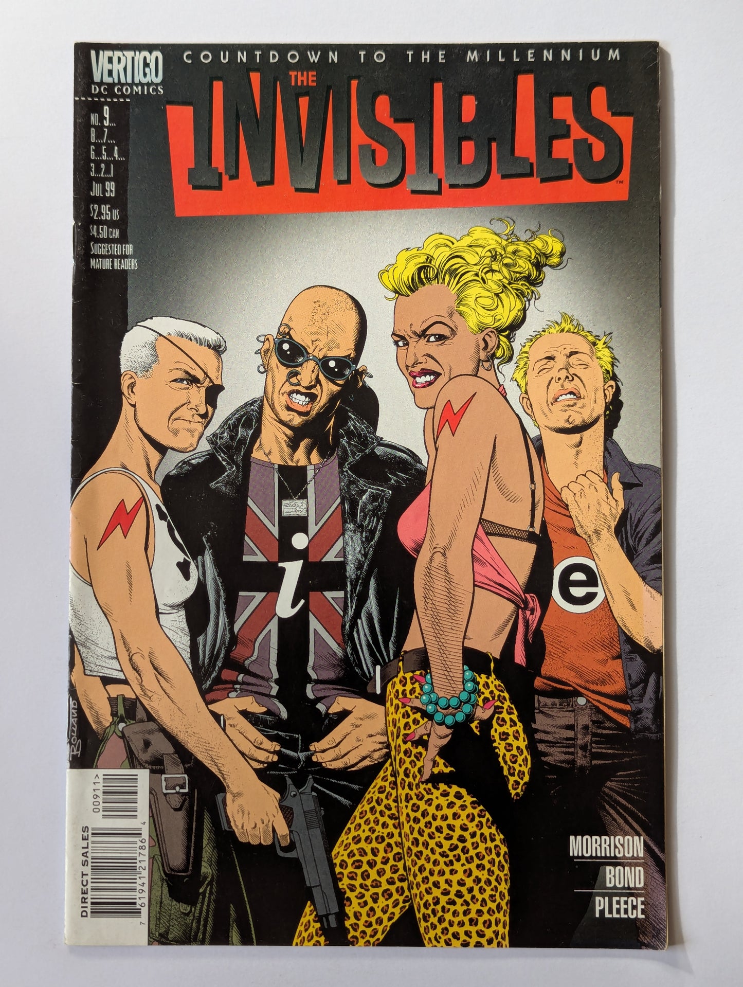 Invisibles #9 DC Vertigo Comic Book