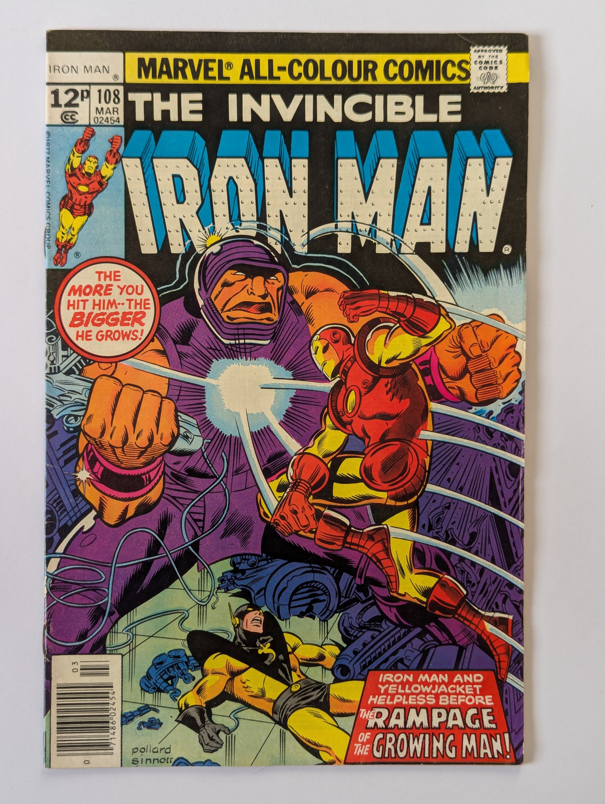 Iron Man #108 Marvel Comic Book