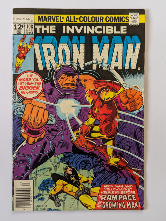 Iron Man #108 Marvel Comic Book