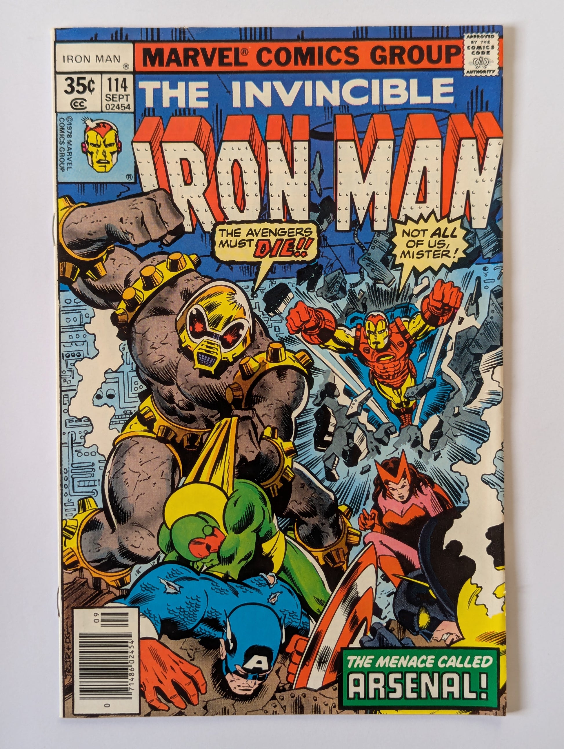 Iron Man #114 Marvel Comic Book