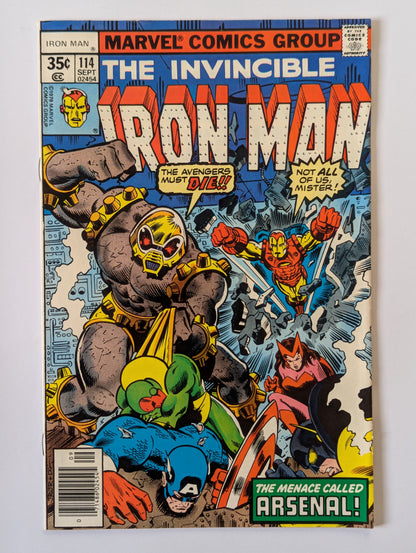 Iron Man #114 Marvel Comic Book