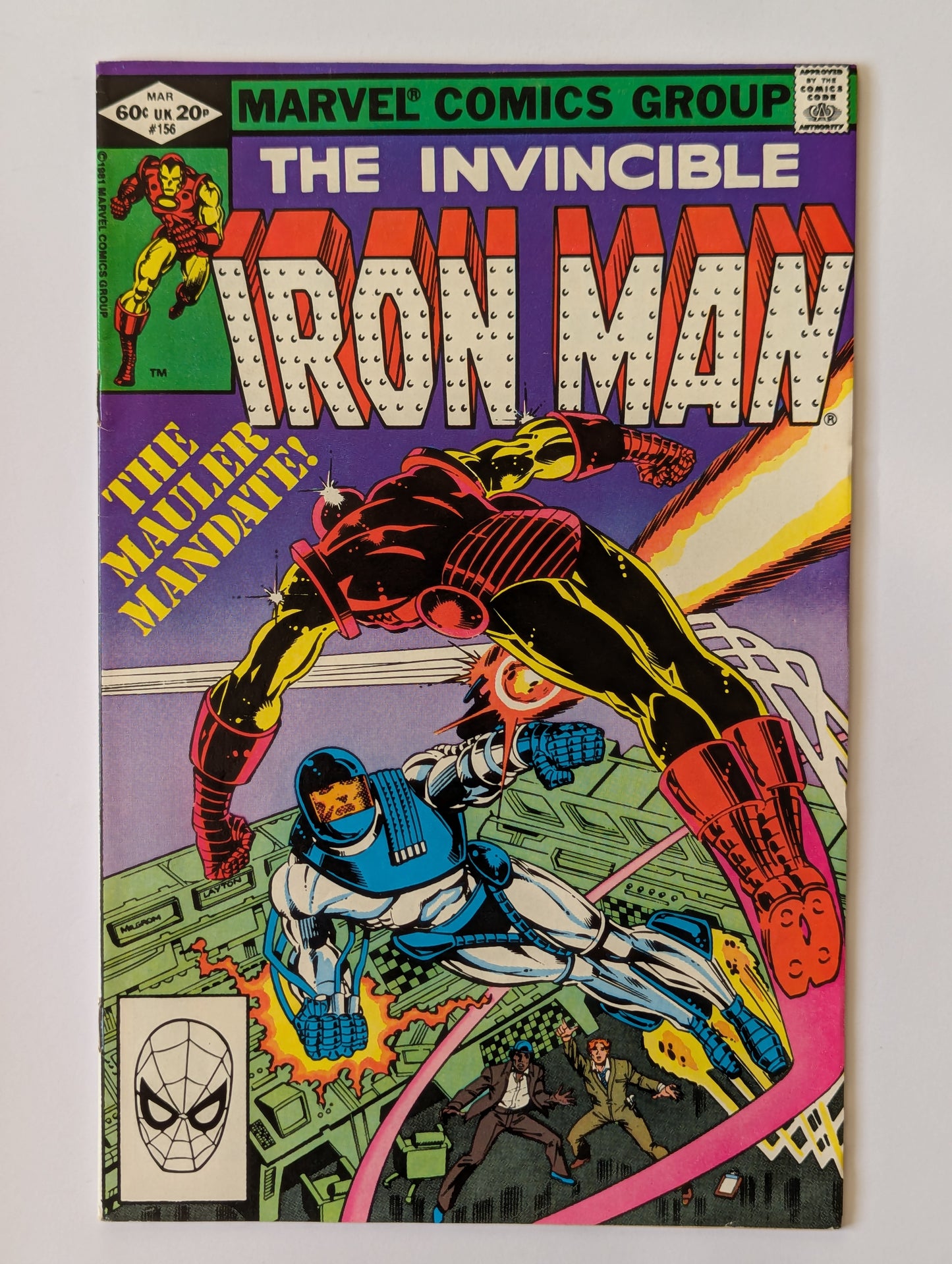 Iron Man #156 Marvel Comic Book