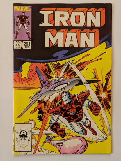 Iron Man #201 Marvel Comic Book