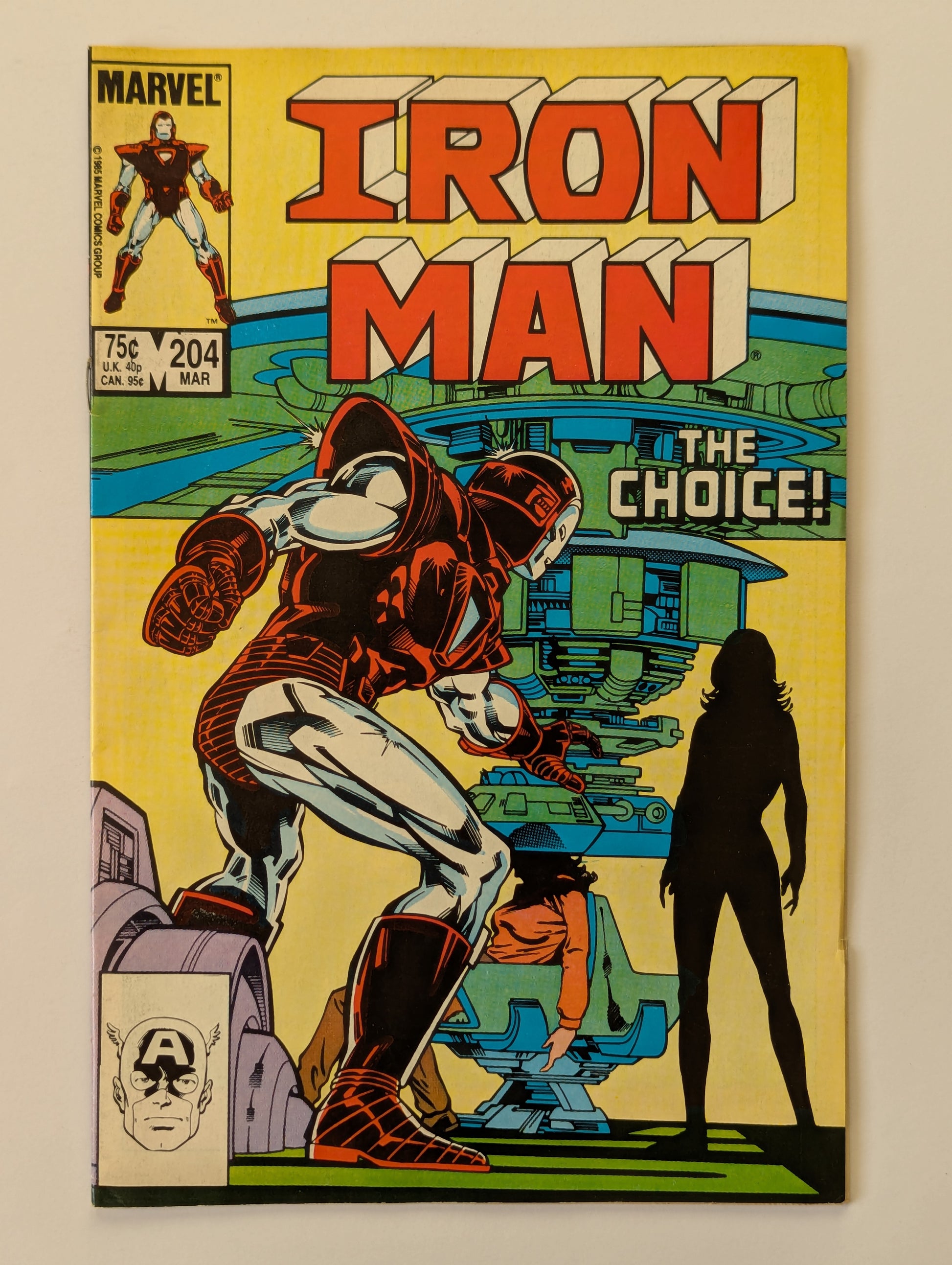 Iron Man #204 Marvel Comic Book