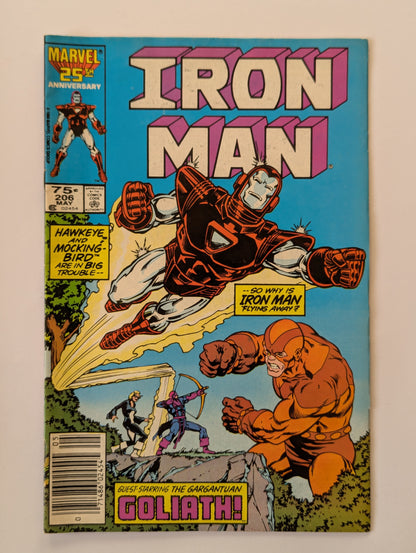 Iron Man #206 Marvel Comic Book