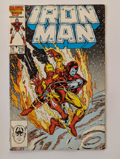 Iron Man #216 Marvel Comic Book