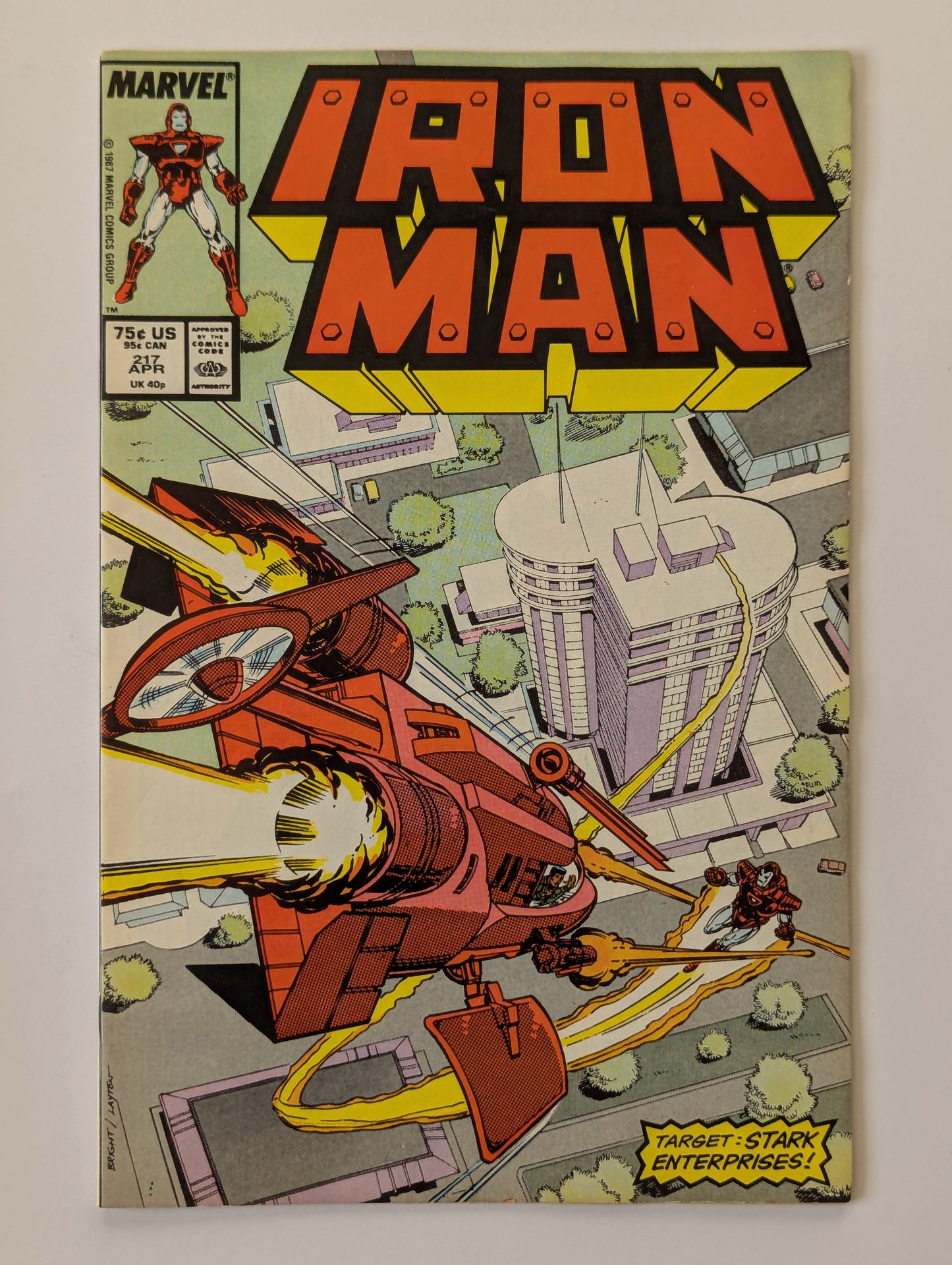 Iron Man #217 Marvel Comic Book