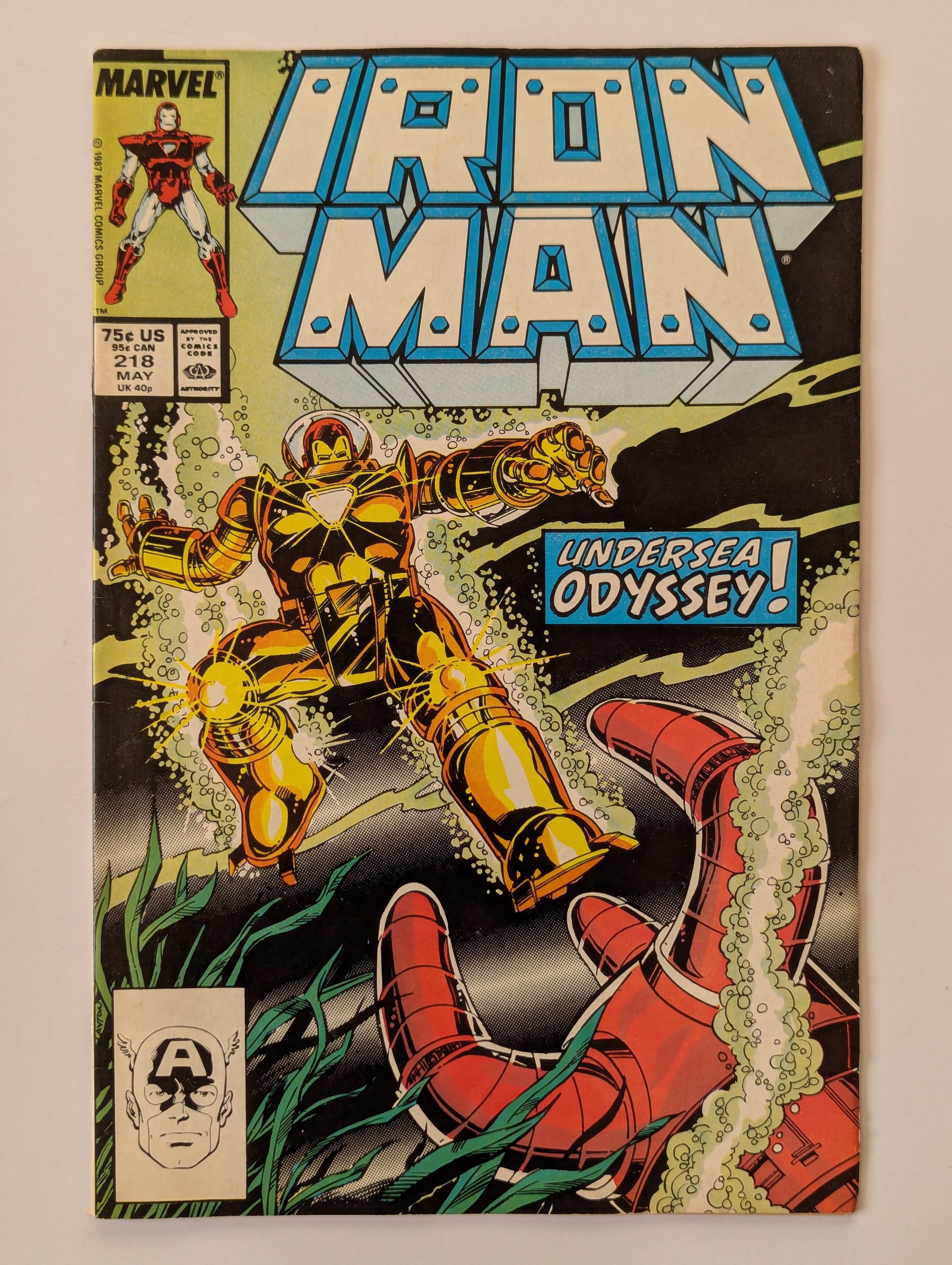 Iron Man #218 Marvel Comic Book