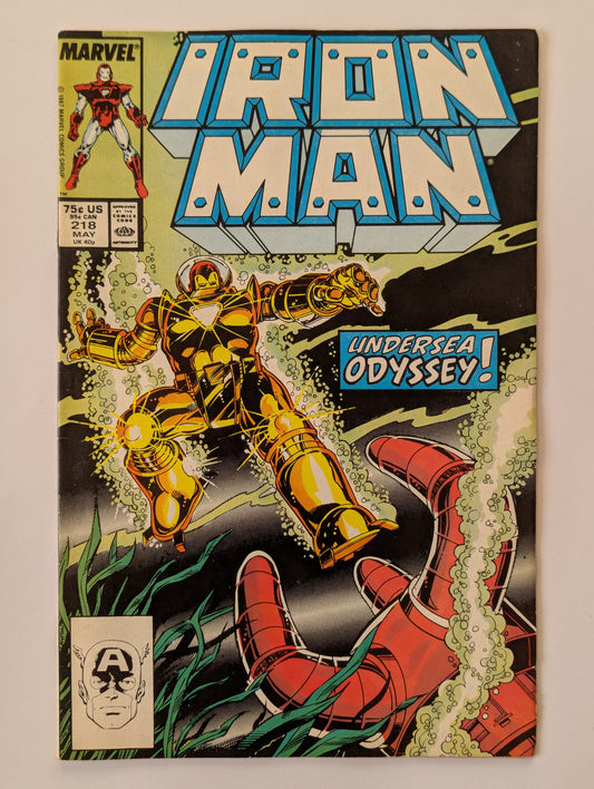 Iron Man #218 Marvel Comic Book