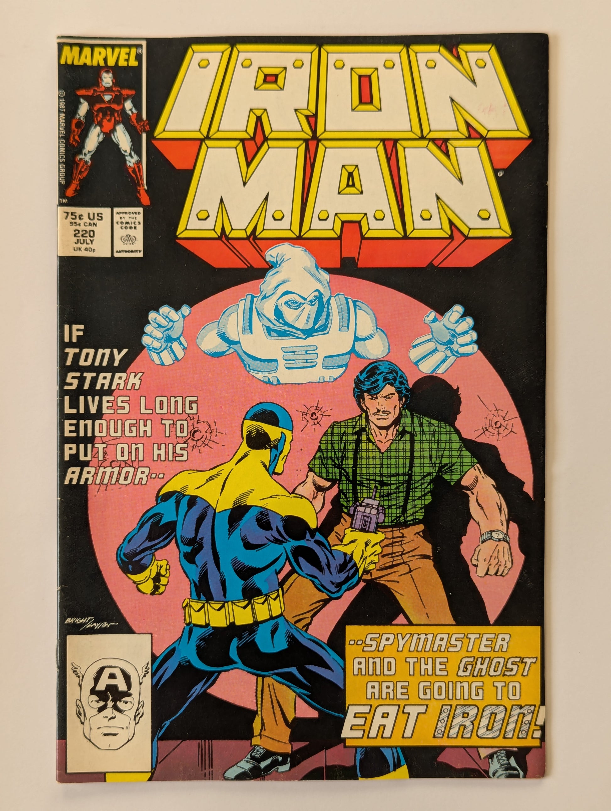 Iron Man #220 Marvel Comic Book