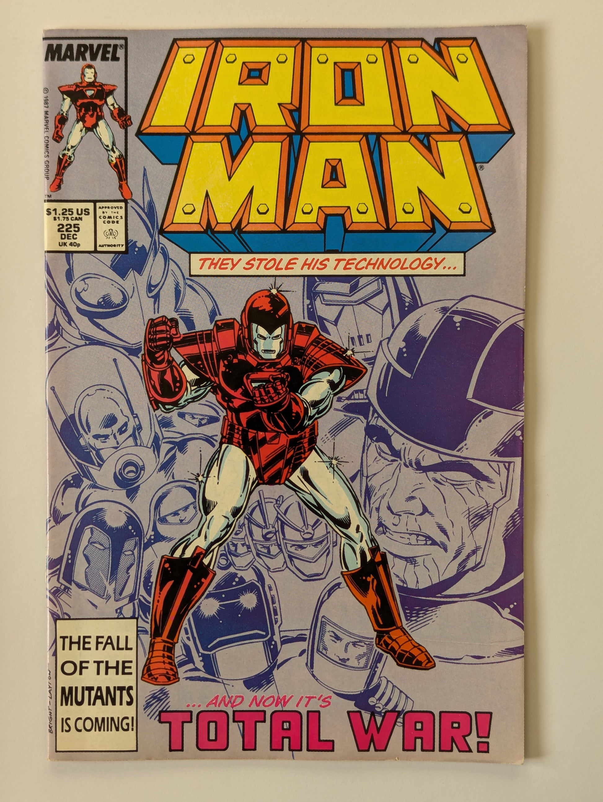 Iron Man #225 Marvel Comic Book